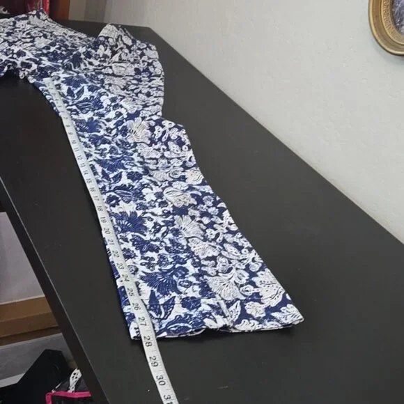 Ulla Johnson's Floral Ellis Jeans Corset-Inspired Button Fly Kick Flare Size 6 - Picture 14 of 14